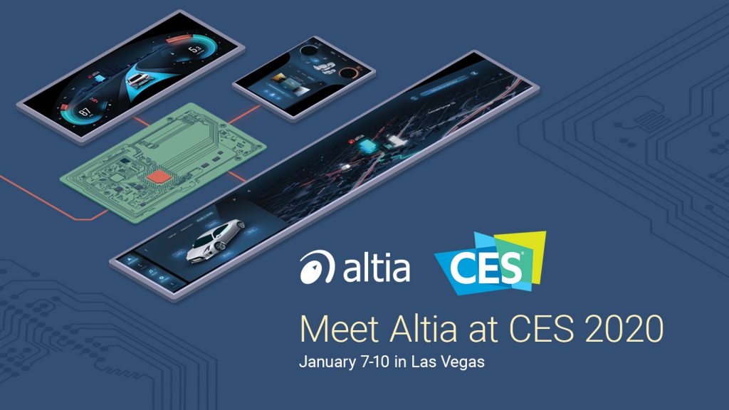 Altia au CES 2020 : Cockpit intégré, réalité augmentée et plus encore