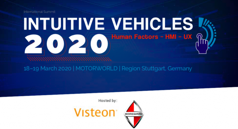 Intuitive Vehicles 2020 è LIVE e ONLINE dal 6 al 7 ottobre a Stoccarda
