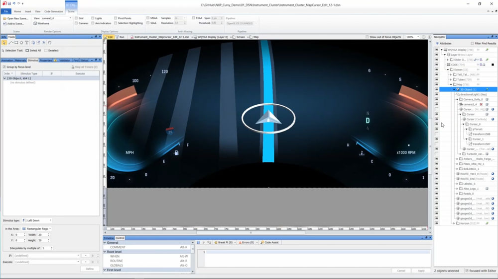 See the Altia workflow from Maya to hardware.