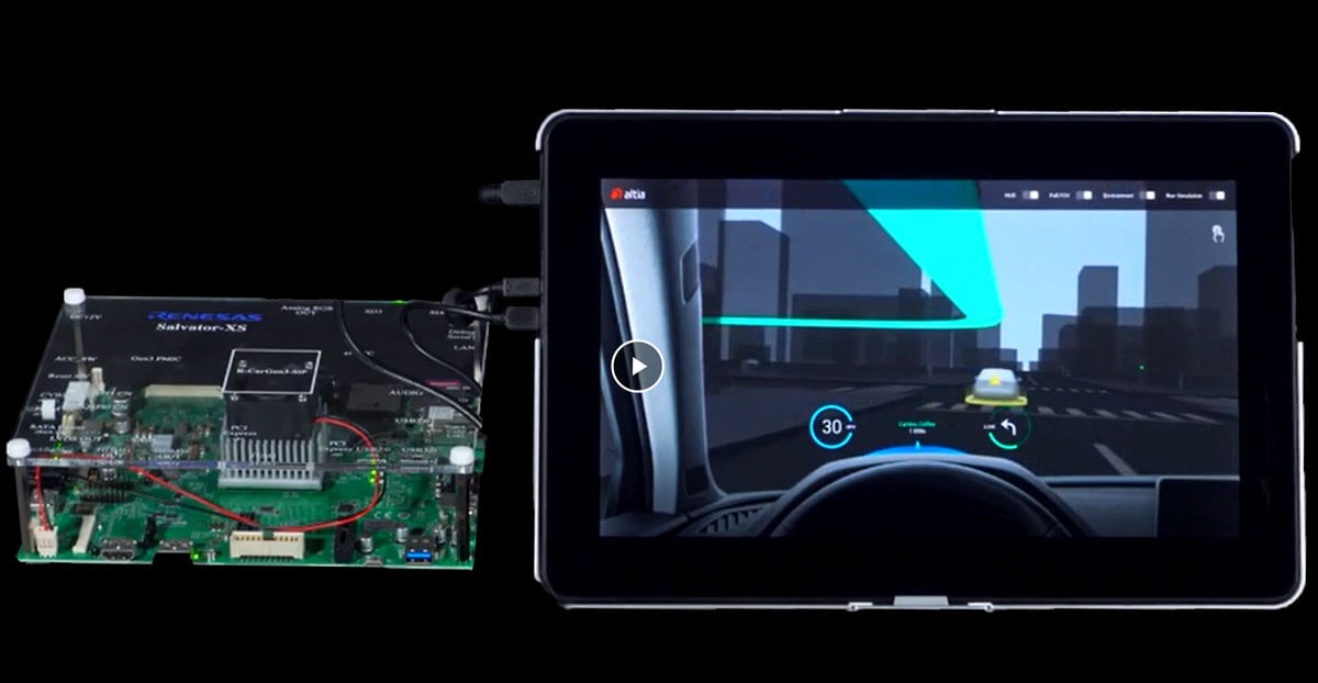 Augmented Reality Head-Up Display on Renesas R-Car H3