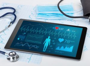 Medizinisches Tablet mit Touchscreen