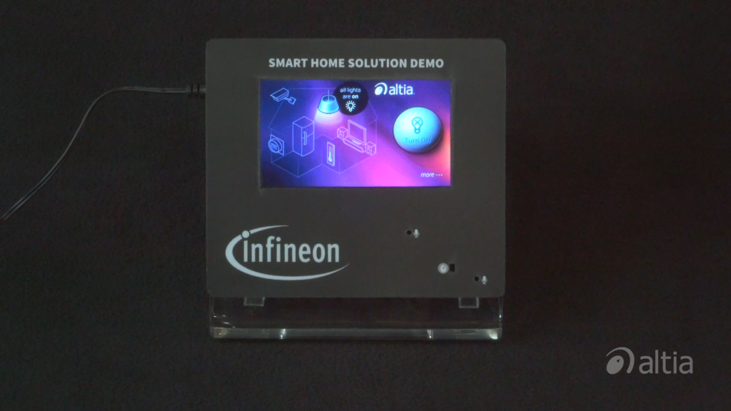 Altia IoT Home Automation GUI on Infineon PSoC 6™