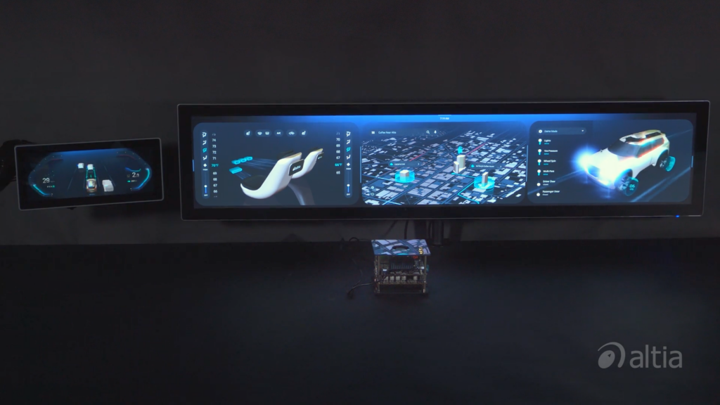 Altia EV Integrated Cockpit on Samsung Exynos 9